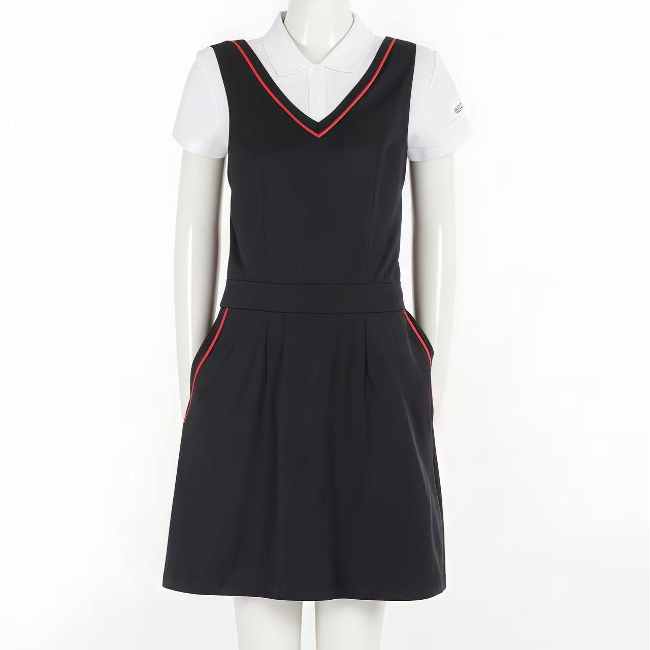 12 oz Woven knitted V-neck Kitchen Apron,