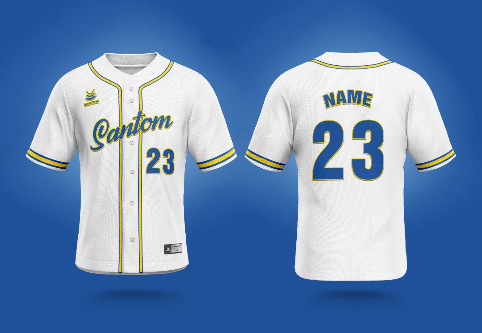 Sublimation Full-Button Front Baseball Jersey