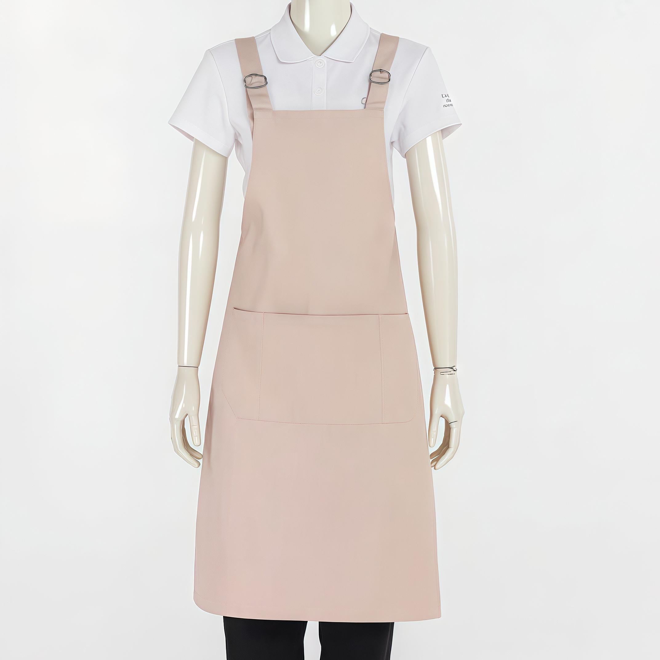 12 oz. 100% Cotton Waterproof Kitchen Apron w/ Back support