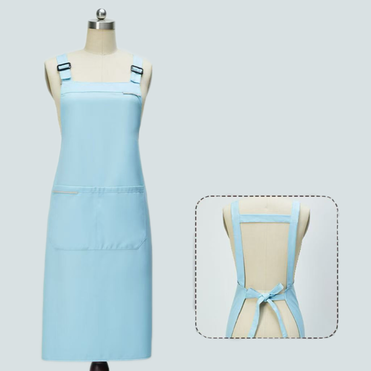 Kitchen Aprons w/ Shoulder support strap & 2 pockets AP