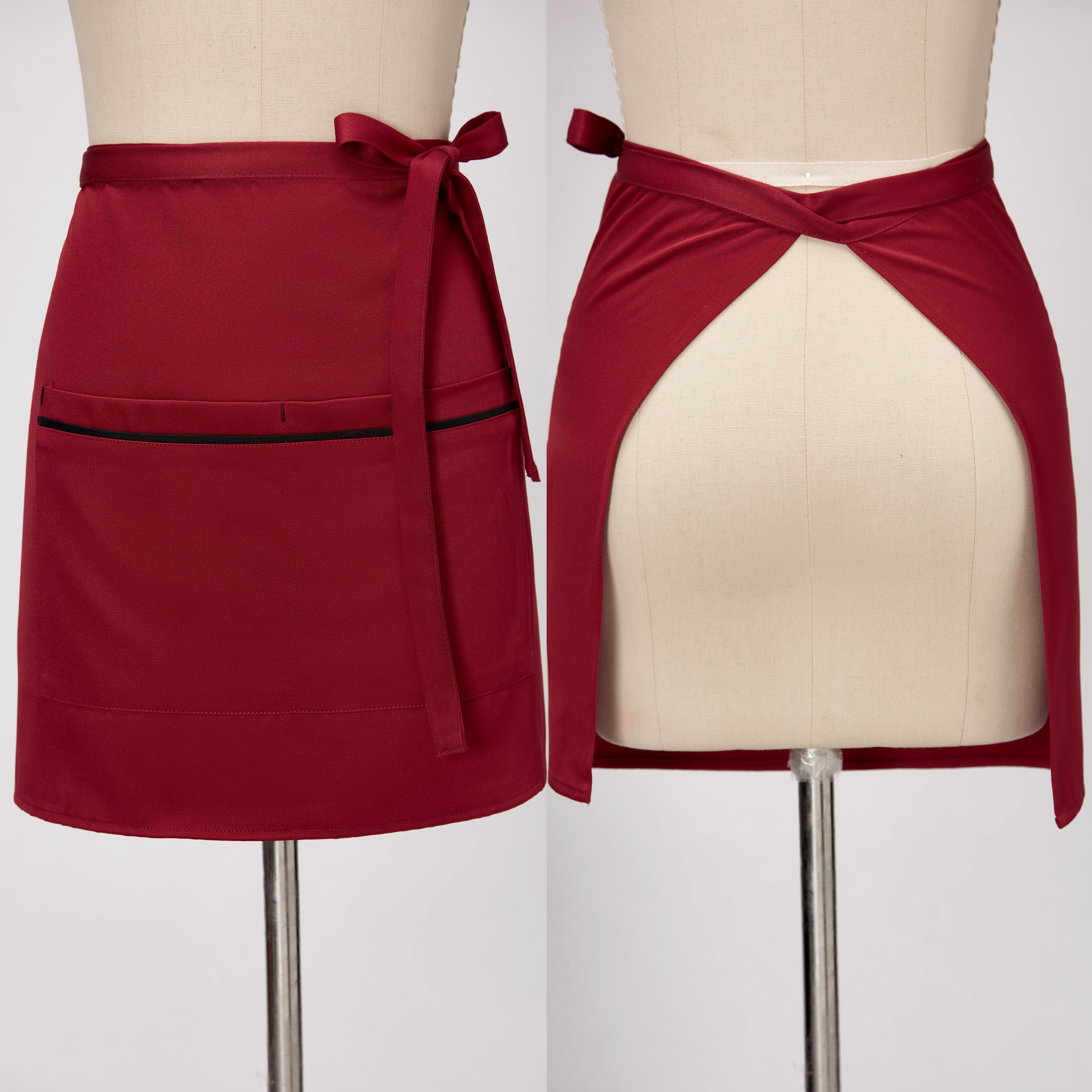 12 oz. Woven Waist Apron – 2 Pockets, Contrasting Trim