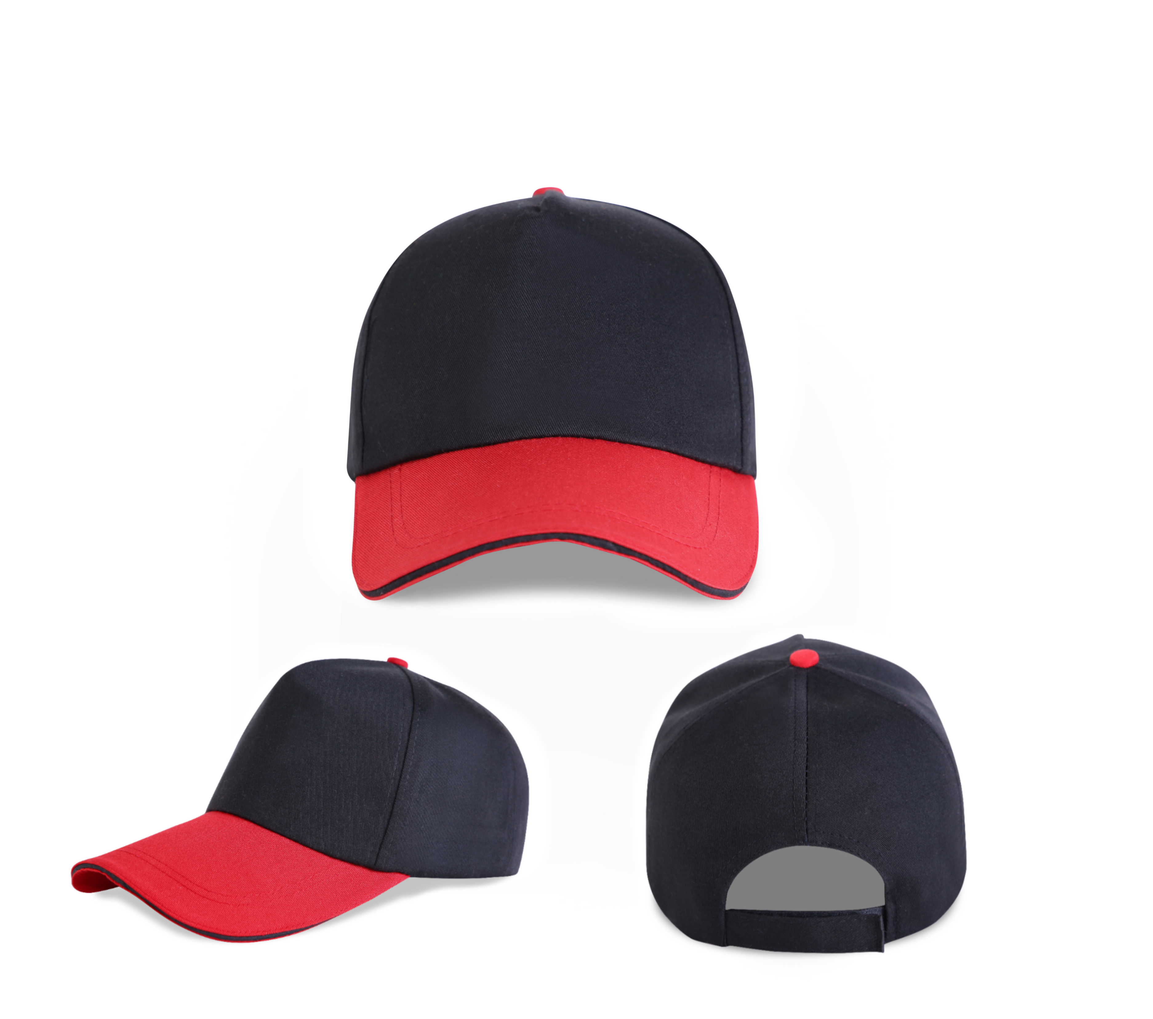 Color - Block Style 5 Panel  Cap