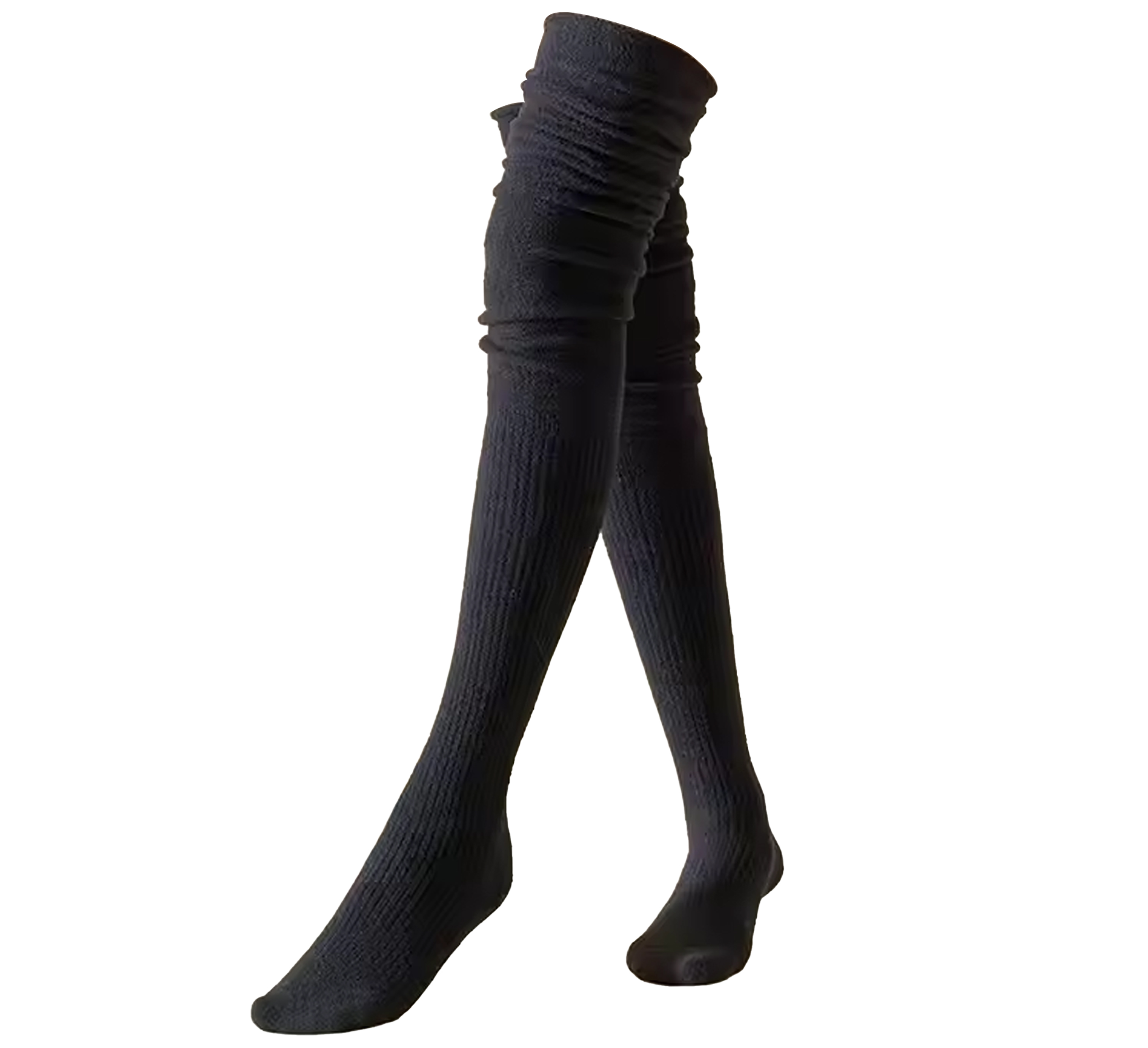 Over the calf knitted dress socks