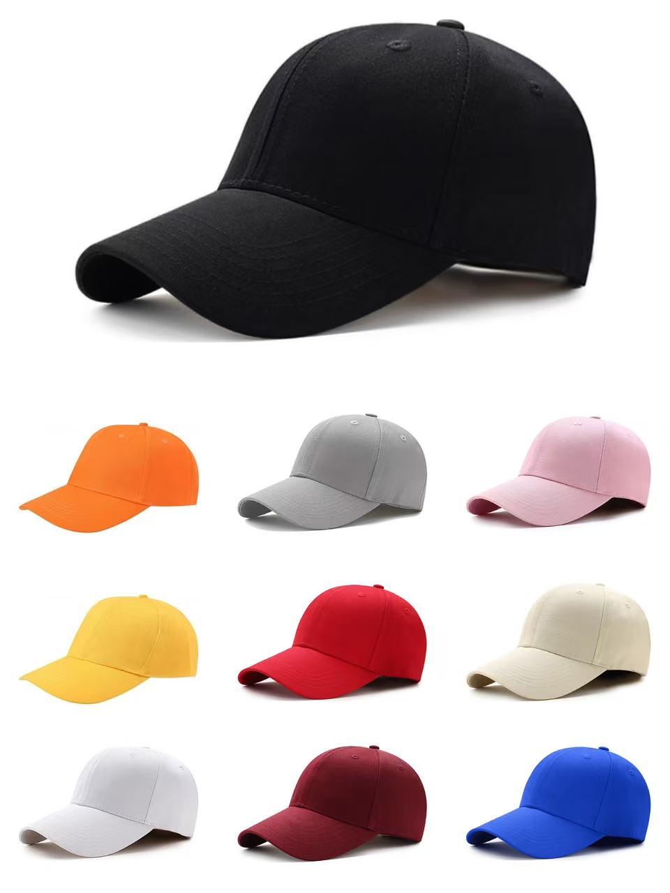 Cotton 6 panel baseball Cap
