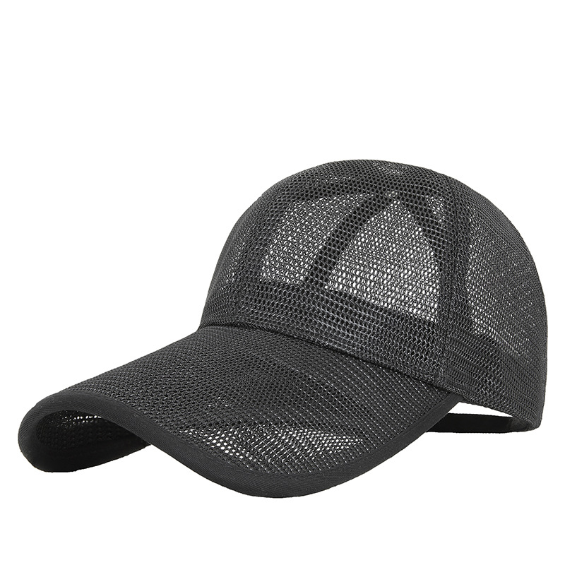 6-Panel Structured  Full Mesh Snapback Closure Cap