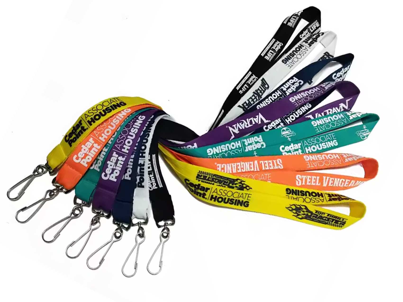 Polyester lanyard with screen printing 