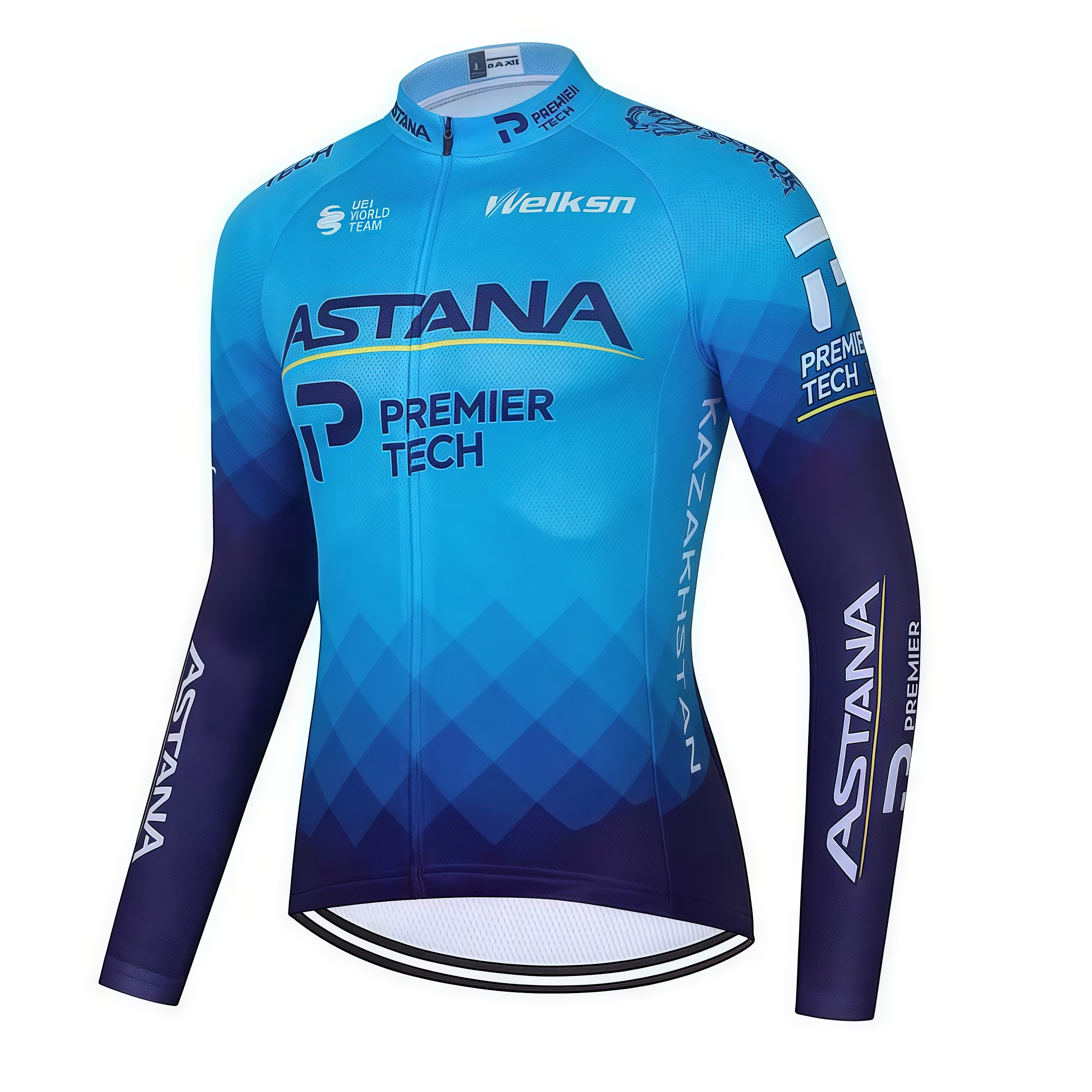 Sublimation Full zipper Long Sleeve Cycling Jersey
