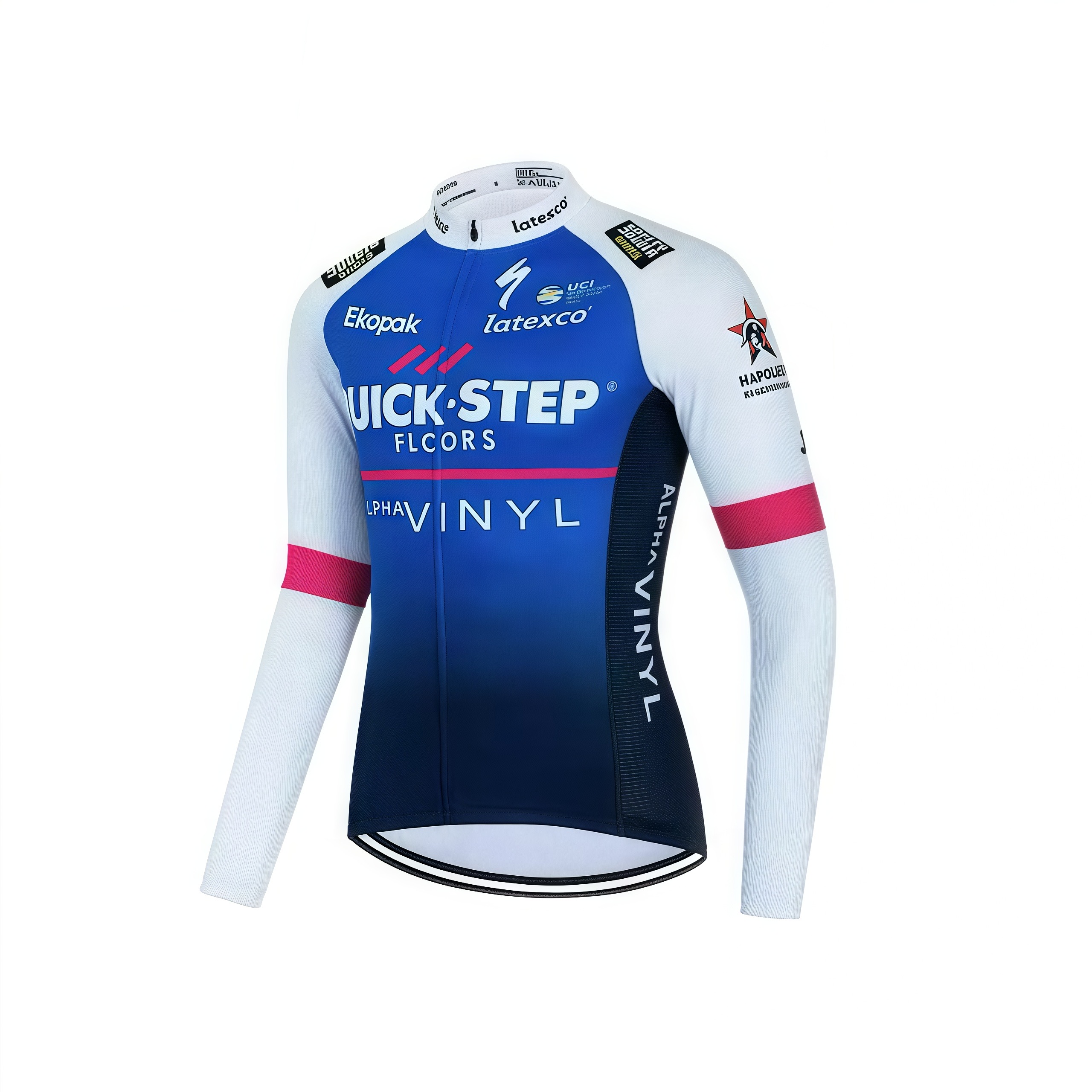 Sublimation Long Sleeve Cycling Jersey with Fleece Lining