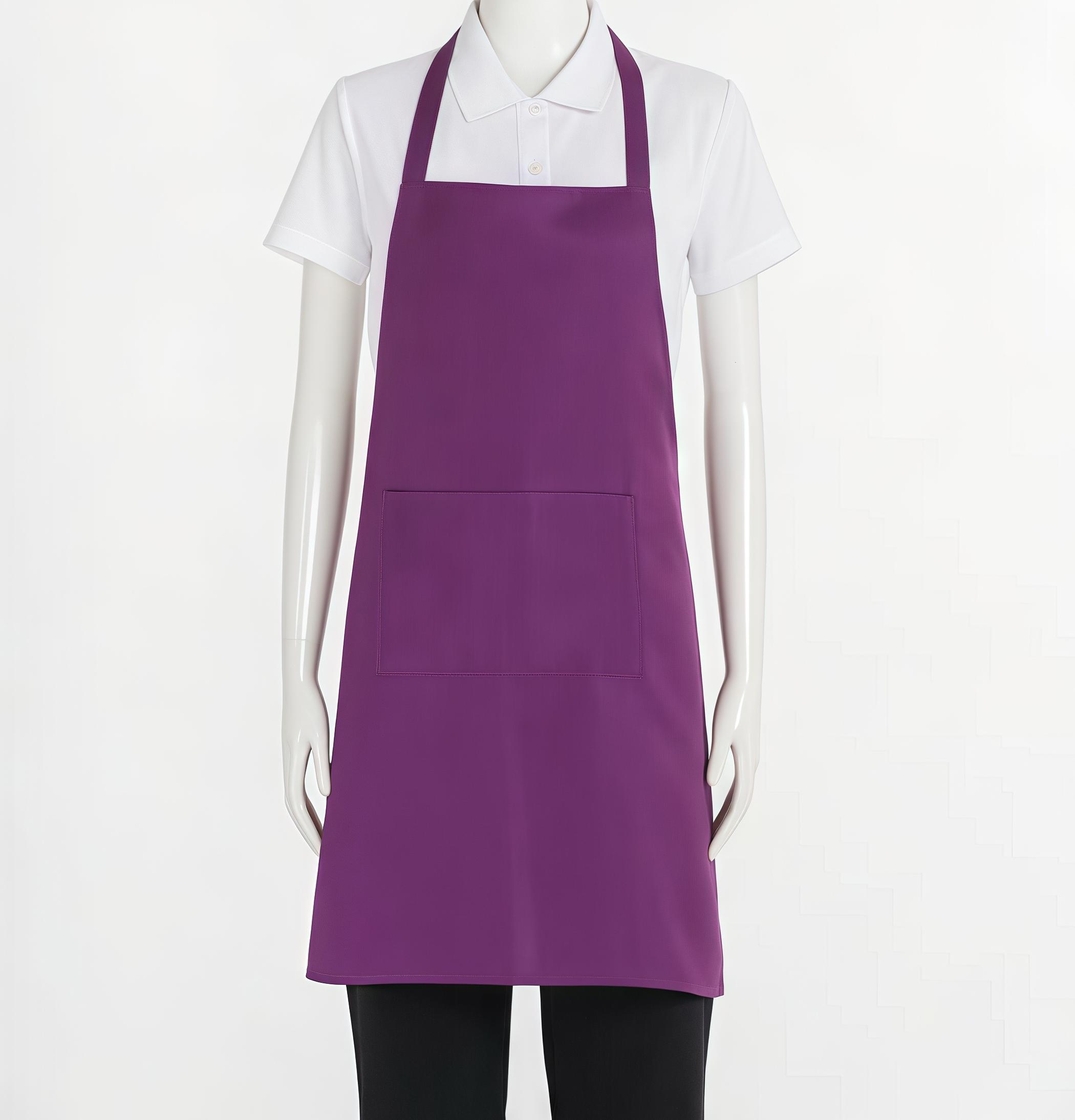 12 oz. 100% Cotton Waterproof Kitchen Apron w/ 2 Pockets