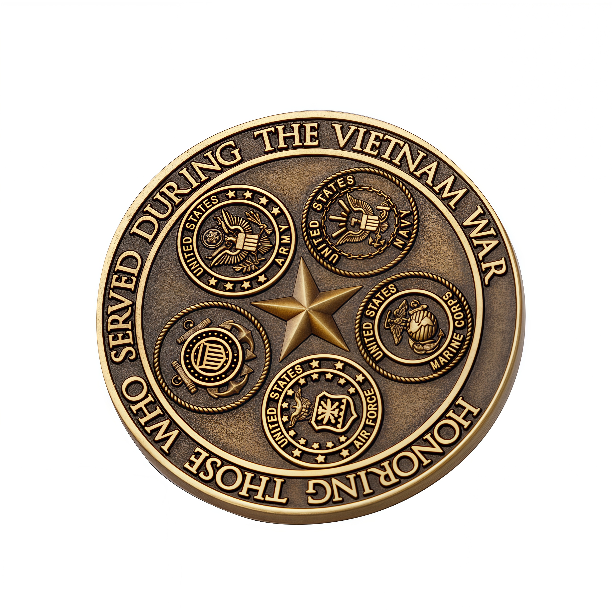 Antique Fill Challenge coin