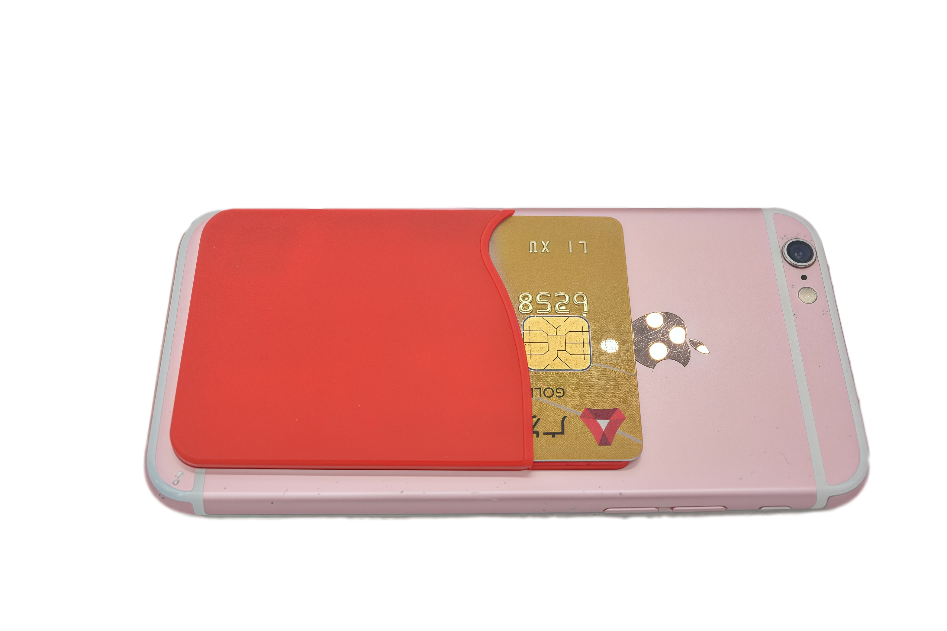 Silicone Stick-On Phone Wallet: Slim Card Holder Sleeve